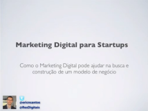 Webinar ‘Marketing Digital para Startups’
