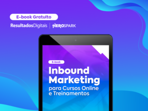 Capa do eBook Inbound Marketing para Cursos Online